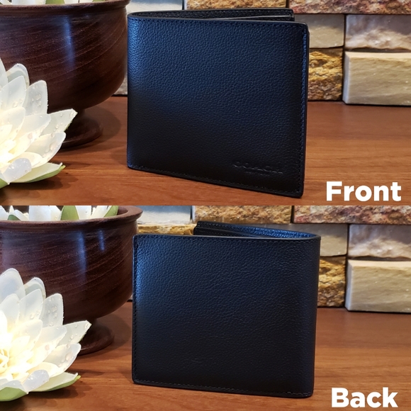 *Last one*!  NEW Coach Calf Leather Wallet - Picture 4 of 5
